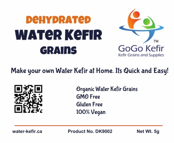 Organic Dehydrated Water Kefir Grains