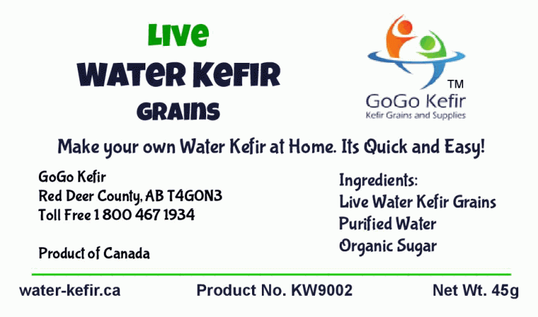 Live Water Kefir Grains