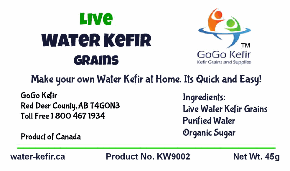 Organic Water Kefir Grains