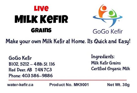 Organic Milk Kefir Grains